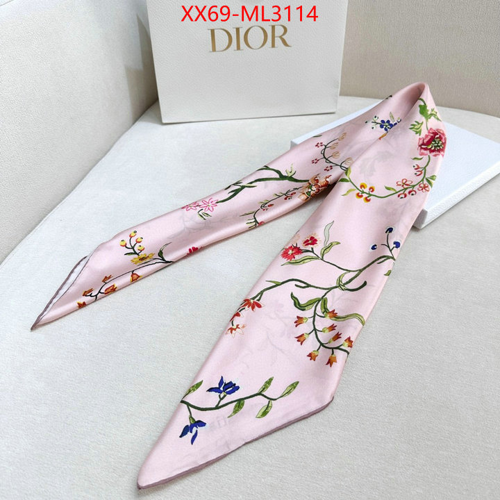 Scarf-Dior 2024 aaaaa replica customize ID: ML3114 $: 69USD