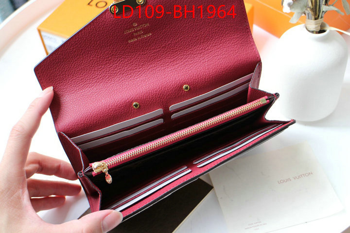 LV Bags(TOP)-Wallet the top ultimate knockoff ID: BH1964 $: 109USD,