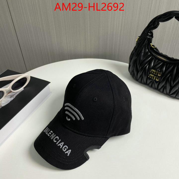 Cap(Hat)-Balenciaga for sale cheap now ID: HL2692 $: 29USD