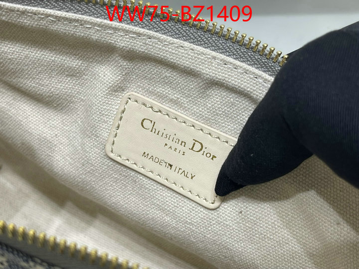Dior Bags(4A)-Crossbody- top quality fake ID: BZ1409 $: 75USD,