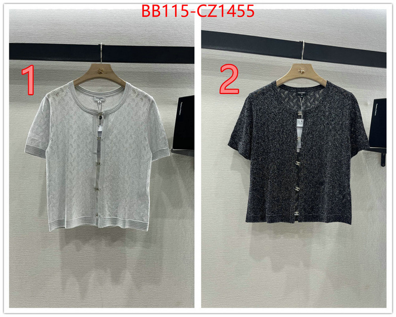 Clothing-Chanel 2024 perfect replica designer ID: CZ1455 $: 115USD