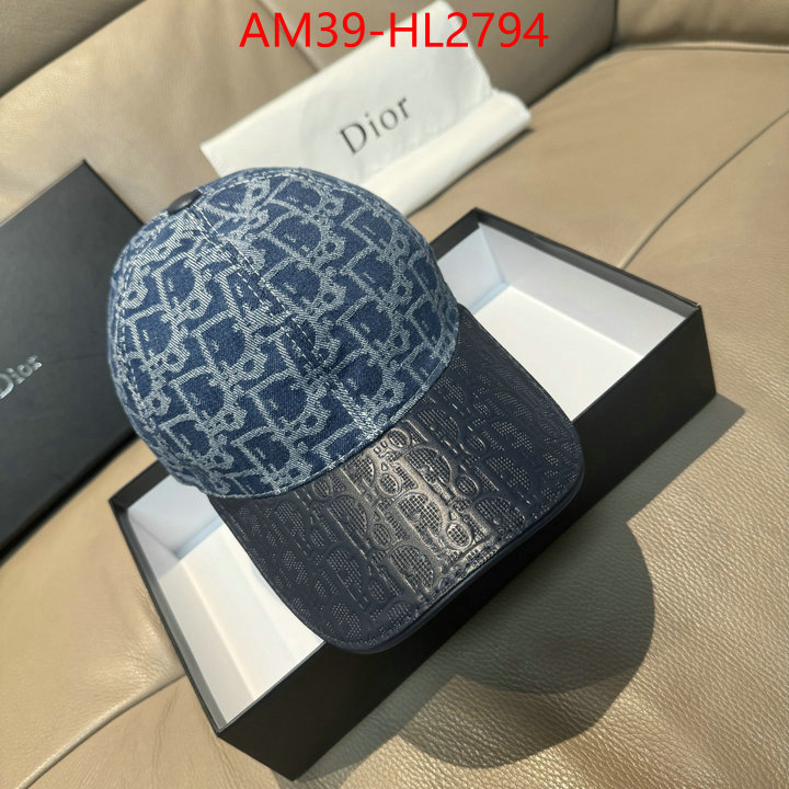 Cap (Hat)-Dior best fake ID: HL2794 $: 39USD