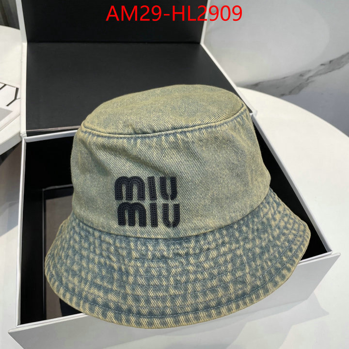 Cap(Hat)-Miu Miu designer 7 star replica ID: HL2909 $: 29USD