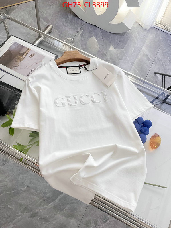 Clothing-Gucci luxury cheap replica ID: CL3399 $: 75USD