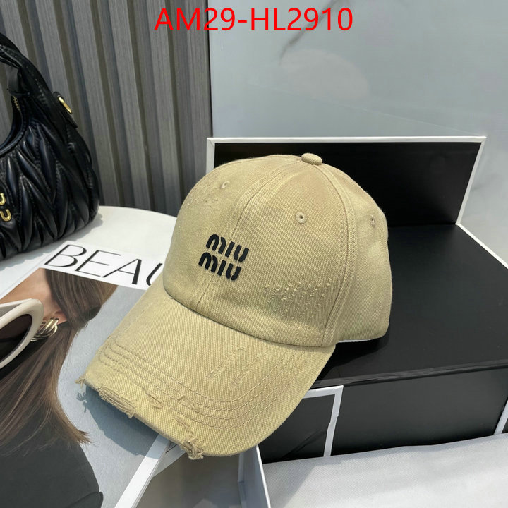 Cap(Hat)-Miu Miu best website for replica ID: HL2910 $: 29USD