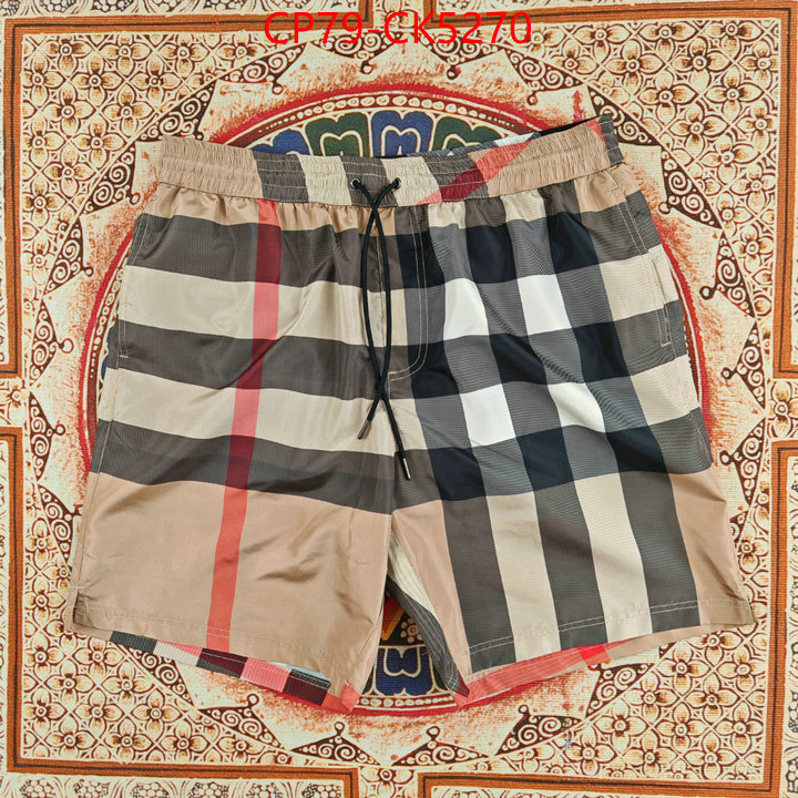 Clothing-Burberry aaaaa+ replica ID: CK5270 $: 79USD