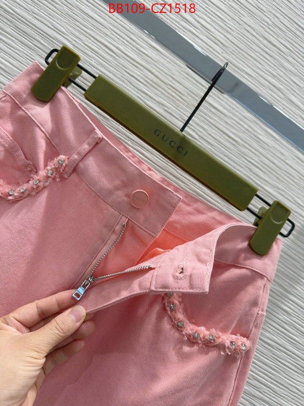 Clothing-Gucci 2024 luxury replicas ID: CZ1518 $: 109USD