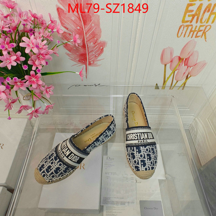 Women Shoes-Dior for sale online ID: SZ1849 $: 79USD