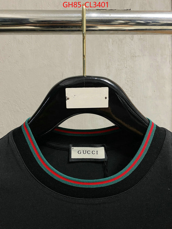 Clothing-Gucci luxury fake ID: CL3401 $: 85USD