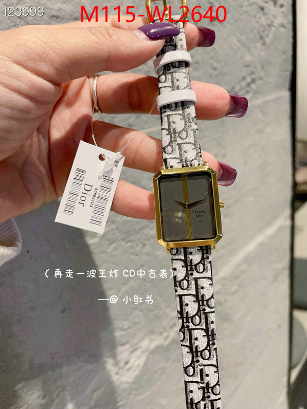 Watch(4A)-Dior best replica quality ID: WL2640 $: 115USD