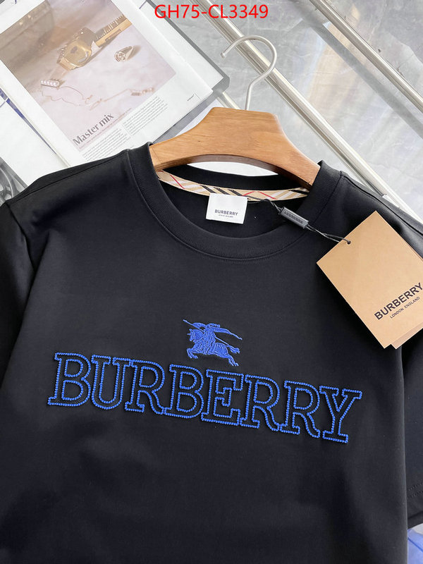 Clothing-Burberry luxury cheap ID: CL3349 $: 75USD