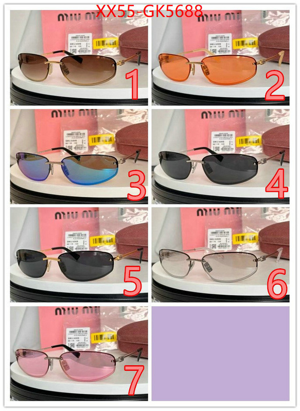 Glasses-Miu Miu supplier in china ID: GK5688 $: 55USD