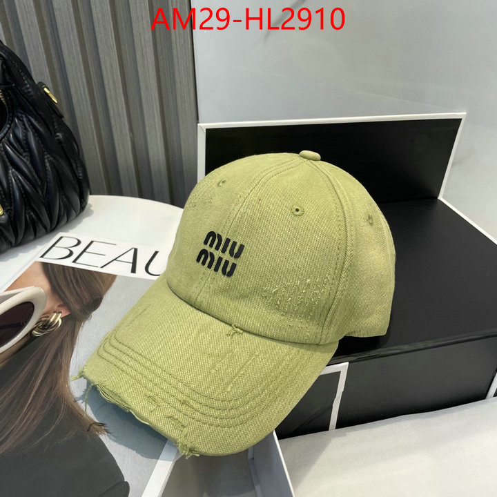 Cap(Hat)-Miu Miu best website for replica ID: HL2910 $: 29USD