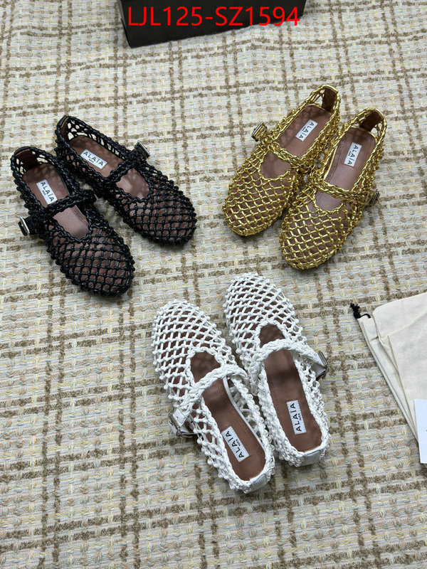 Women Shoes-ALAIA luxury fake ID: SZ1594 $: 125USD