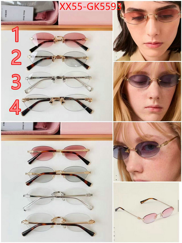 Glasses-Miu Miu replicas ID: GK5593 $: 55USD