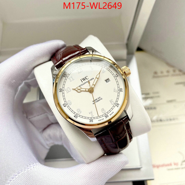 Watch(4A)-IWC online from china designer ID: WL2649 $: 175USD-shoes yupoo Watch(4A)-IWC online from china designer ID: WL2649 $: 175USD