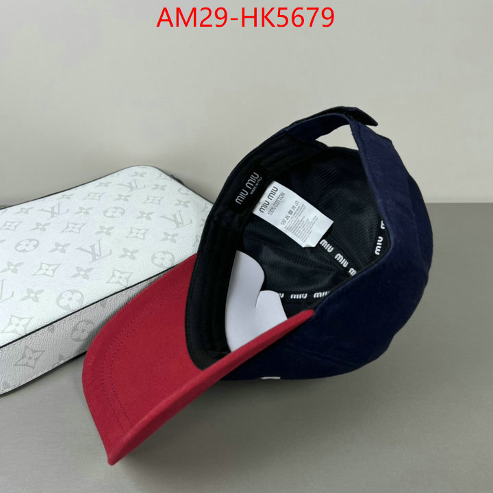 Cap(Hat)-Miu Miu highest quality replica ID: HK5679 $: 29USD