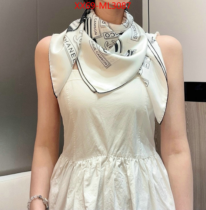 Scarf-Chanel wholesale replica shop ID: ML3087 $: 69USD