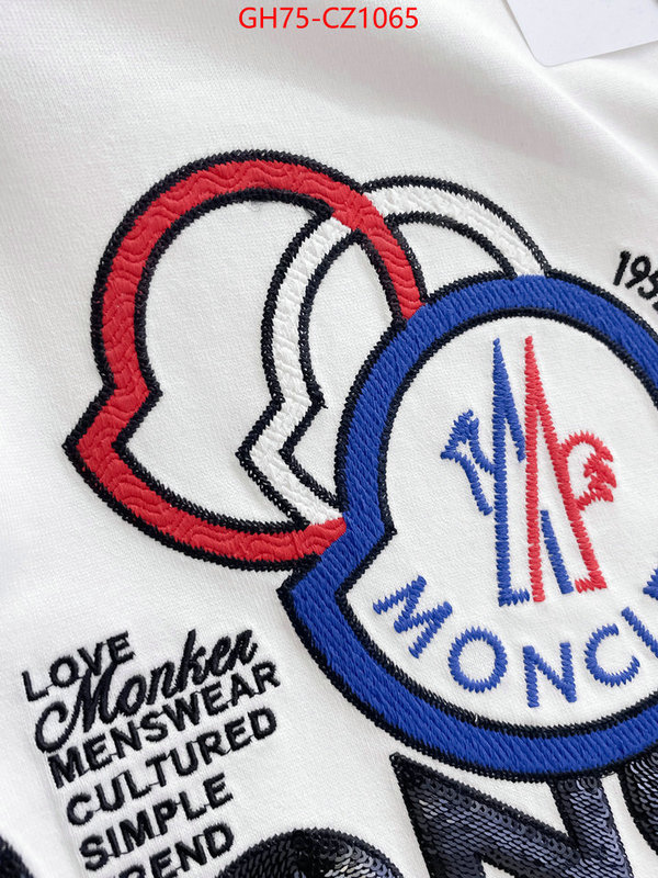Clothing-Moncler outlet sale store ID: CZ1065 $: 75USD