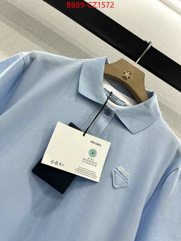 Clothing-Prada perfect replica ID: CZ1572 $: 89USD