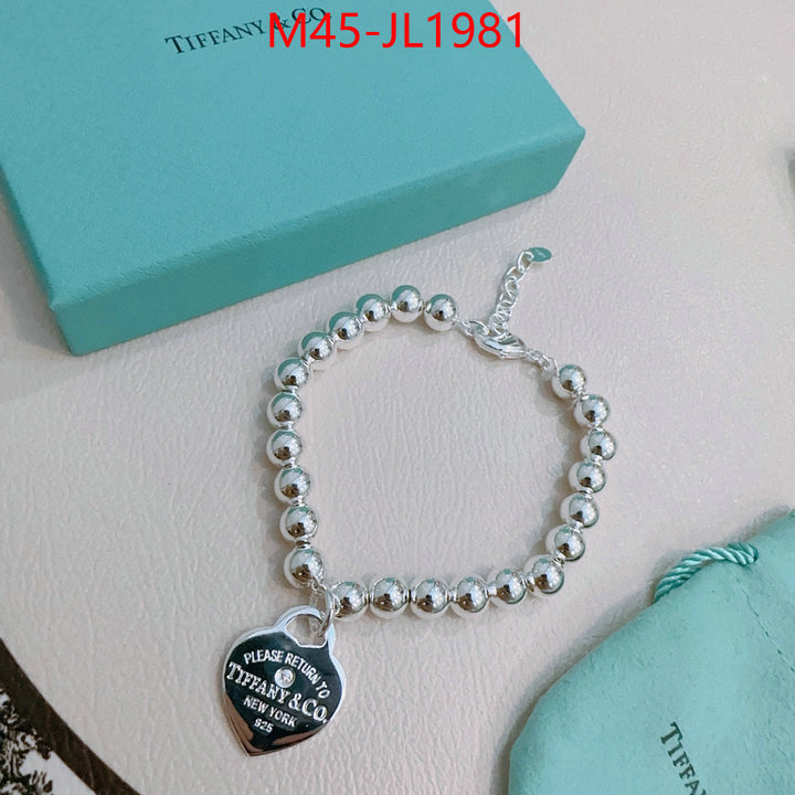 Jewelry-Tiffany fake designer ID: JL1981 $: 45USD
