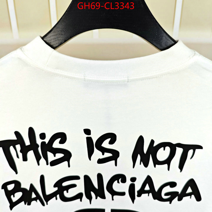 Clothing-Balenciaga high quality ID: CL3343 $: 69USD