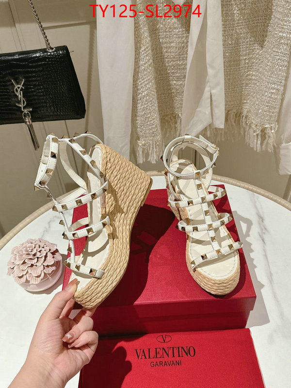 Women Shoes-Valentino replica 1:1 ID: SL2974 $: 125USD