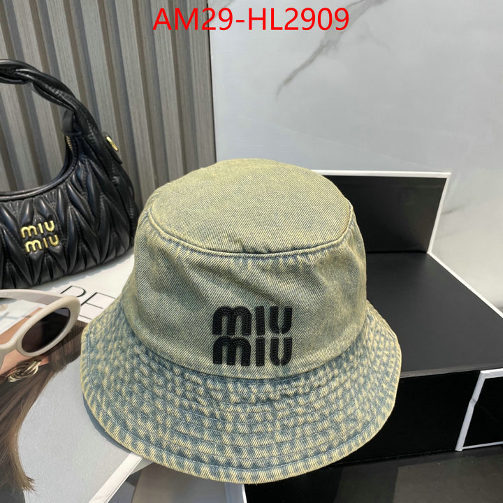 Cap(Hat)-Miu Miu designer 7 star replica ID: HL2909 $: 29USD