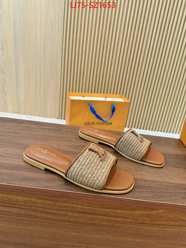 Women Shoes-LV the quality replica ID: SZ1653 $: 75USD