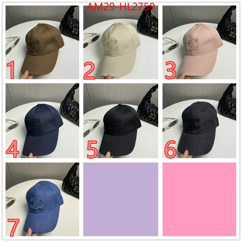 Cap(Hat)-Celine new designer replica ID: HL2759 $: 29USD