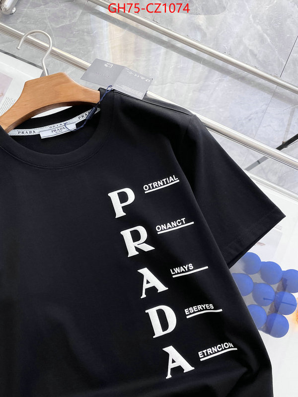 Clothing-Prada how to start selling replica ID: CZ1074 $: 75USD