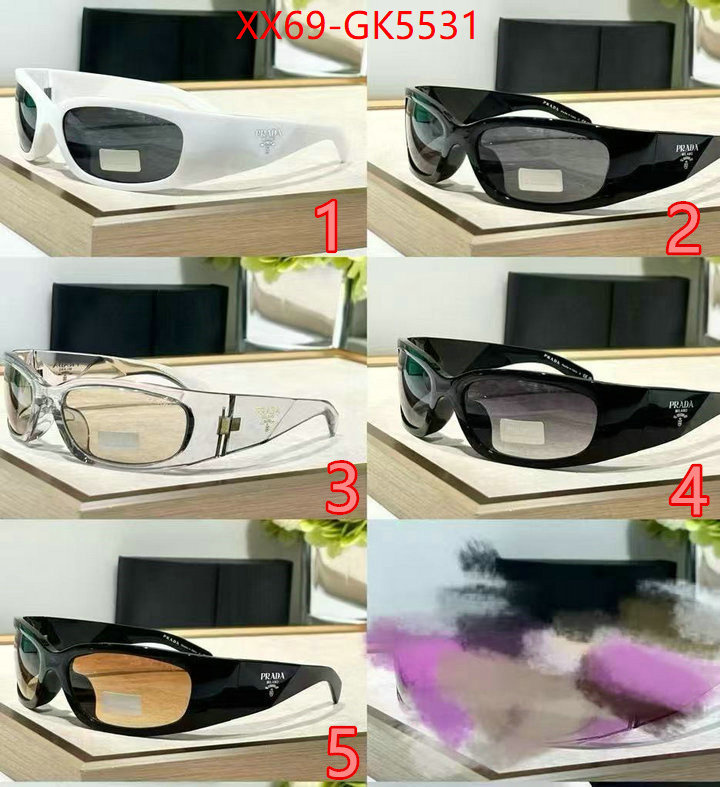 Glasses-Prada aaaaa customize ID: GK5531 $: 69USD