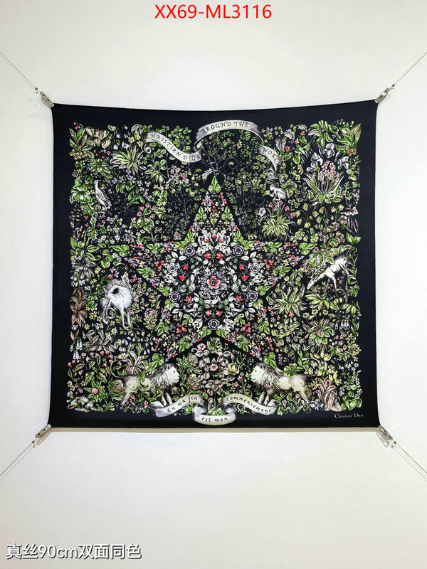 Scarf-Dior luxury ID: ML3116 $: 69USD