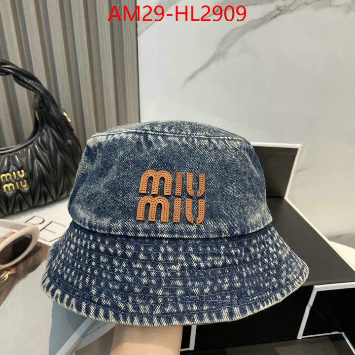 Cap(Hat)-Miu Miu designer 7 star replica ID: HL2909 $: 29USD