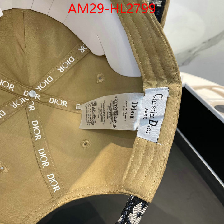 Cap (Hat)-Dior aaaaa+ quality replica ID: HL2799 $: 29USD
