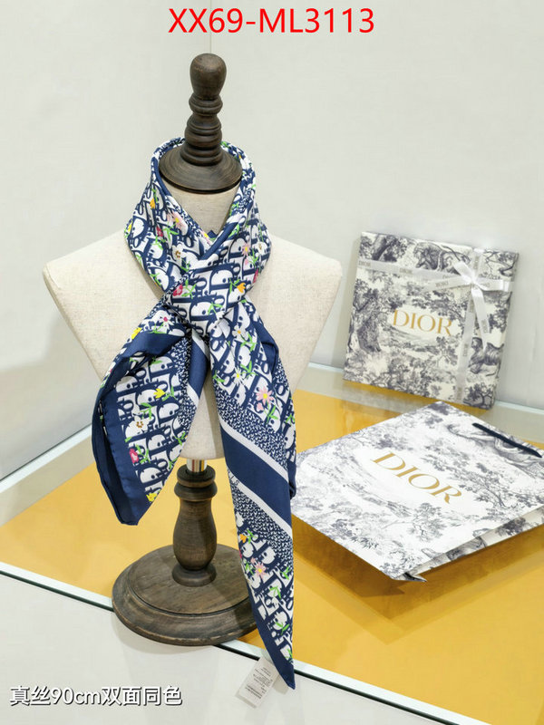 Scarf-Dior top quality replica ID: ML3113 $: 69USD