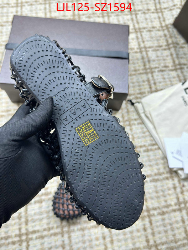 Women Shoes-ALAIA luxury fake ID: SZ1594 $: 125USD
