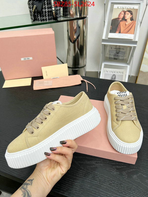 Women Shoes-Miu Miu designer 1:1 replica ID: SL2624 $: 85USD