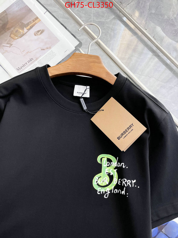 Clothing-Burberry top perfect fake ID: CL3350 $: 75USD