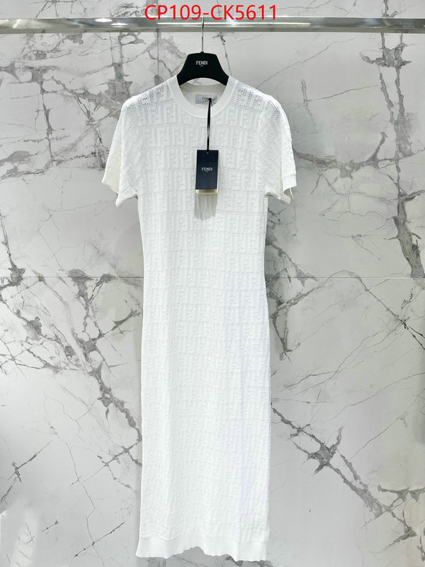 Clothing-Fendi for sale online ID: CK5611 $: 109USD