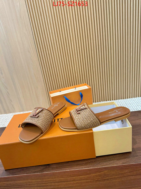 Women Shoes-LV the quality replica ID: SZ1653 $: 75USD