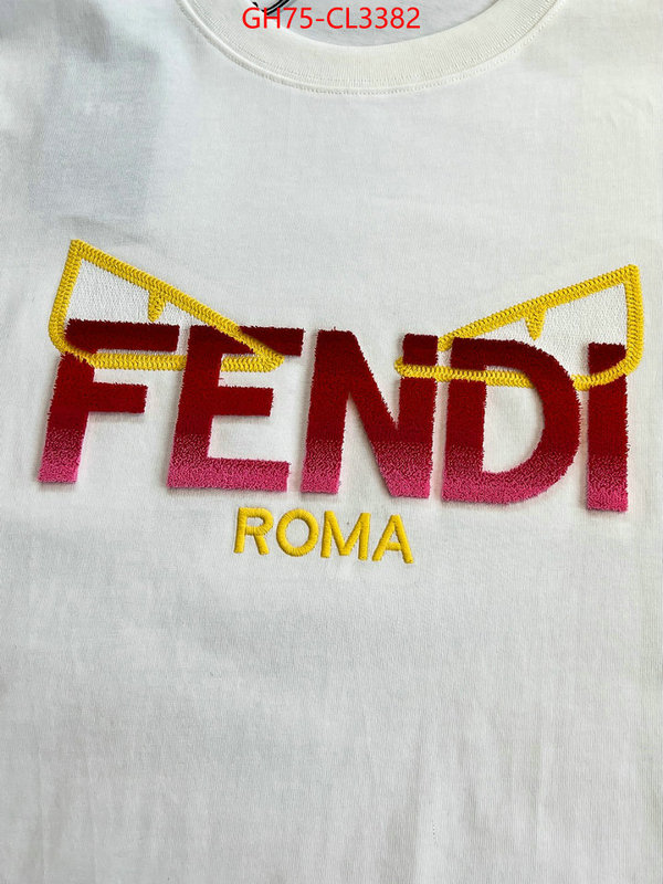 Clothing-Fendi replica aaaaa designer ID: CL3382 $: 75USD