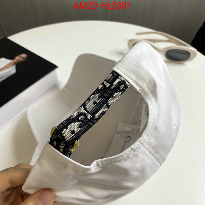 Cap (Hat)-Dior designer 7 star replica ID: HL2801 $: 29USD