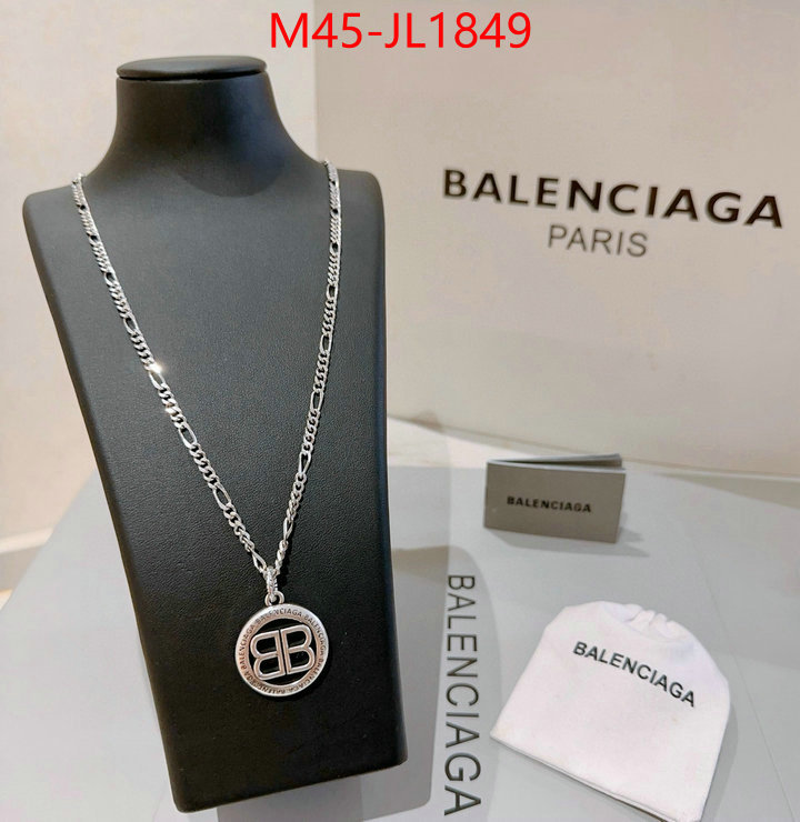 Jewelry-Balenciaga how to find replica shop ID: JL1849 $: 45USD