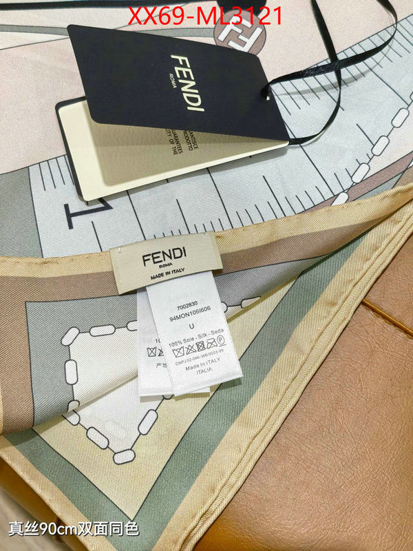 Scarf-Fendi highest product quality ID: ML3121 $: 69USD