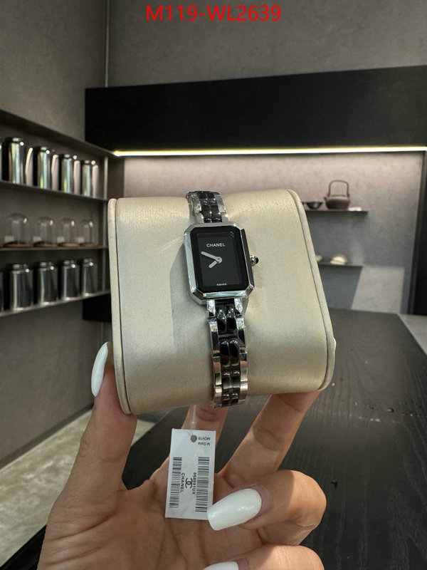 Watch(4A)-Chanel where quality designer replica ID: WL2639 $: 119USD