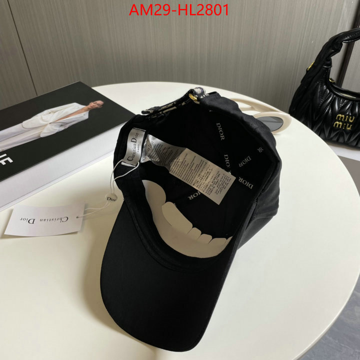 Cap (Hat)-Dior designer 7 star replica ID: HL2801 $: 29USD