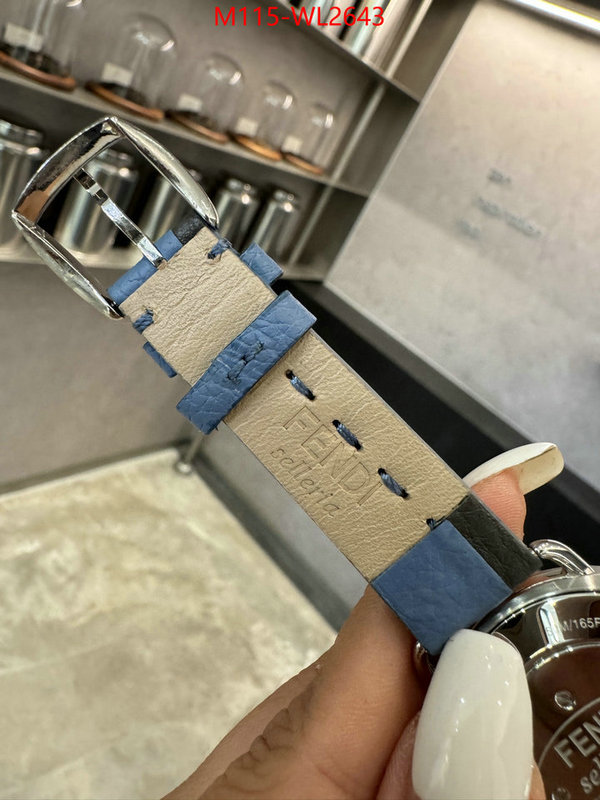 Watch(4A)-Fendi for sale online ID: WL2643 $: 115USD