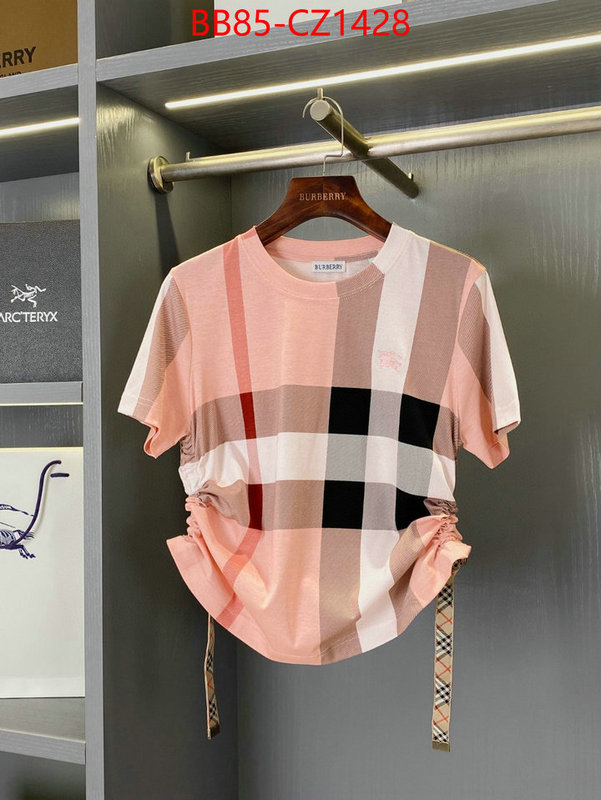 Clothing-Burberry shop cheap high quality 1:1 replica ID: CZ1428 $: 85USD