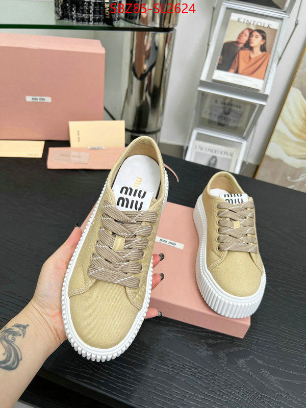 Women Shoes-Miu Miu designer 1:1 replica ID: SL2624 $: 85USD
